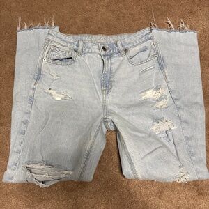 American Eagle strigid mom jeans